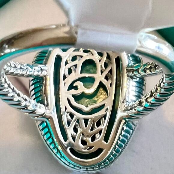 EFFY ENY Women's Sterling Silver & Turquoise Ring 7 NWT - Picture 6 of 9